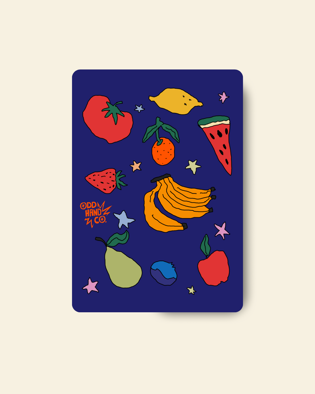 She's Fruity Postcard