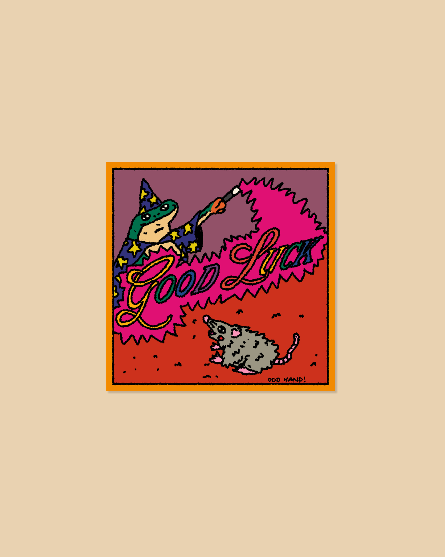 Good Luck Sticker