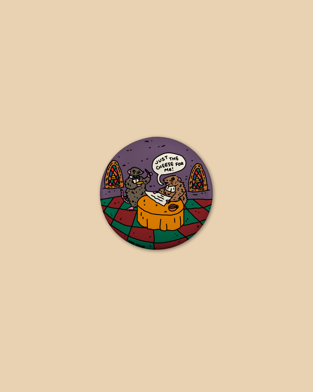 Cheese Rat Badge