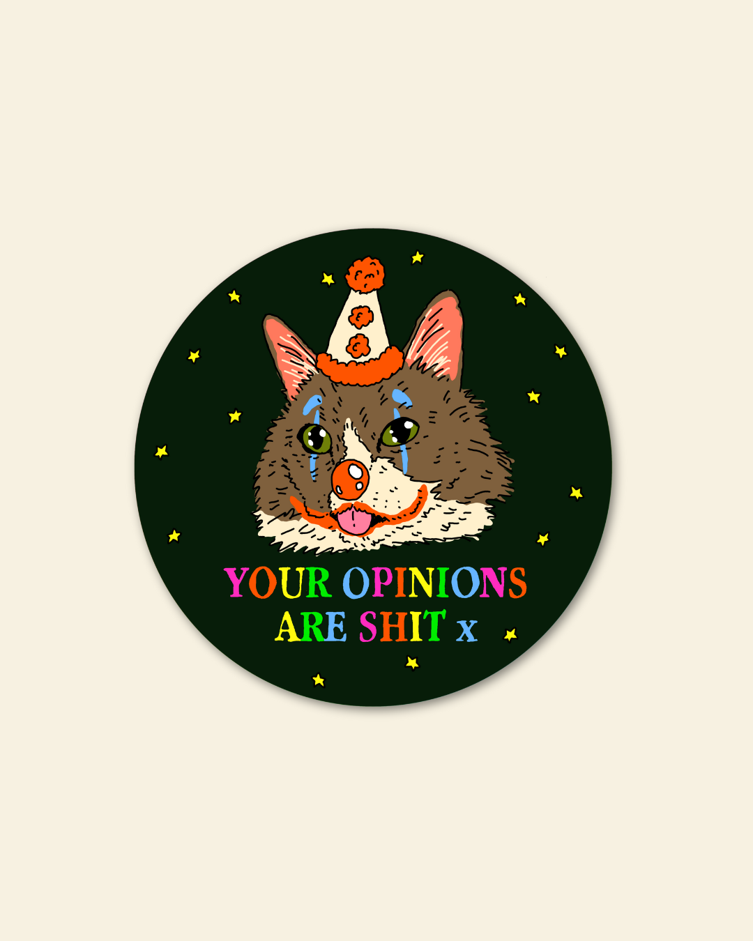 Your Opinions are Sh*t Sticker