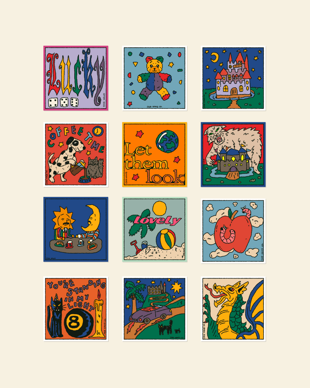 Party Bag (12 Stickers)