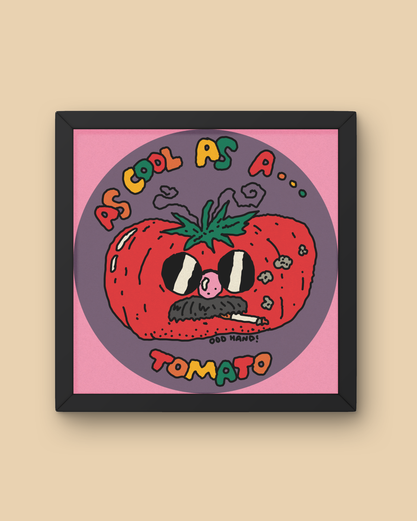 Cool As A... Tomato Square Print