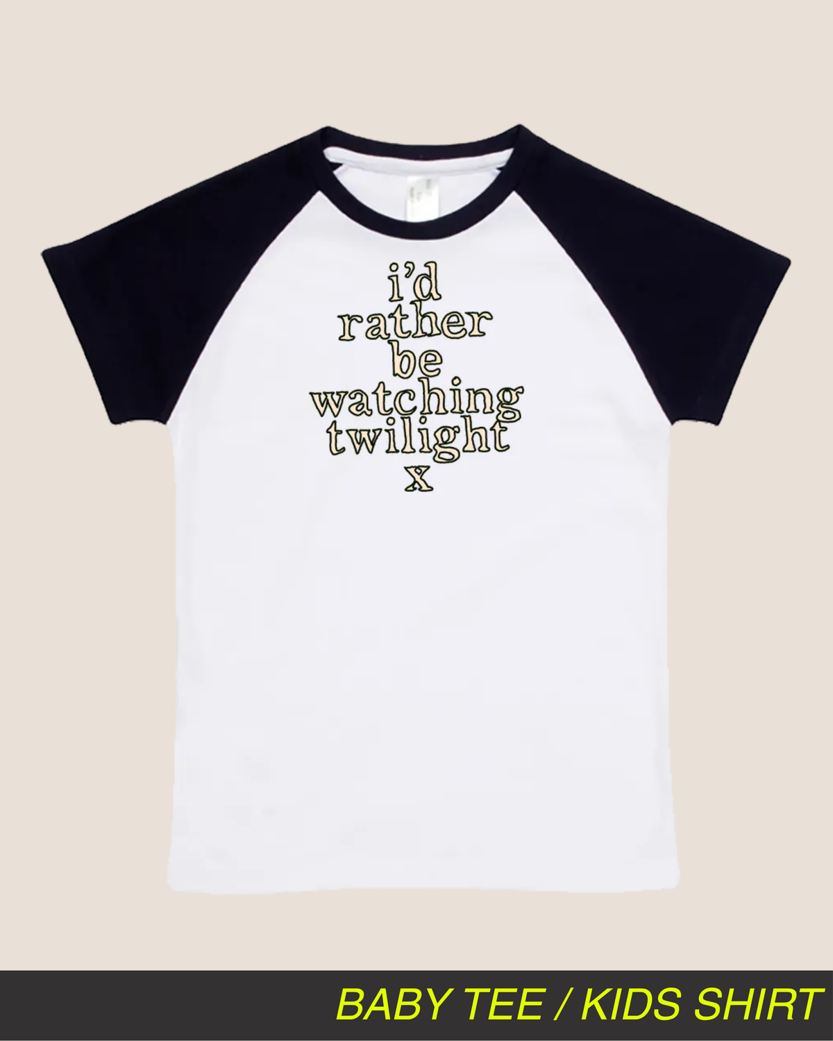 Rather Be Watching Twilight Tee/Kids Shirt (By Rat Baby)