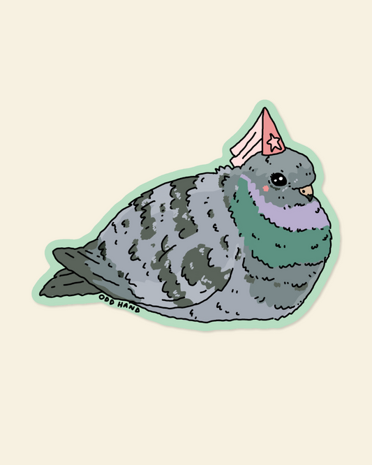 Pigeon Princess Sticker