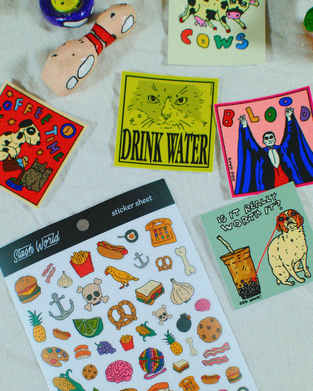 Odd Things Sticker Sheet