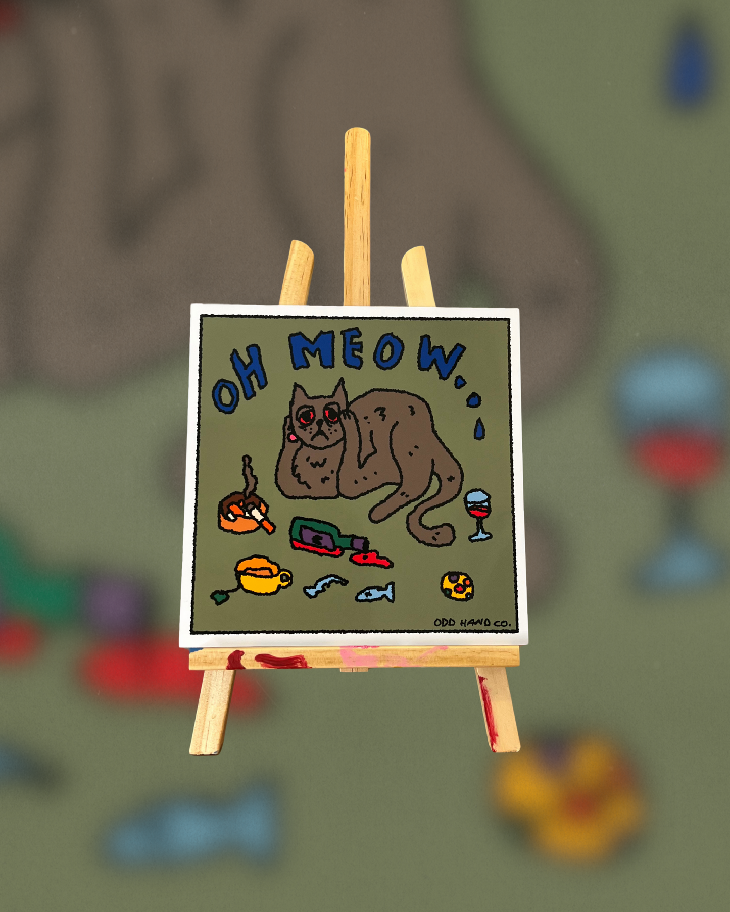 Oh Meow Cat Print
