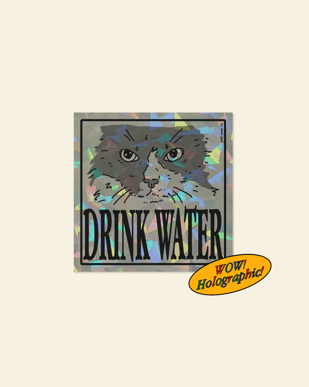Drink Water Sticker
