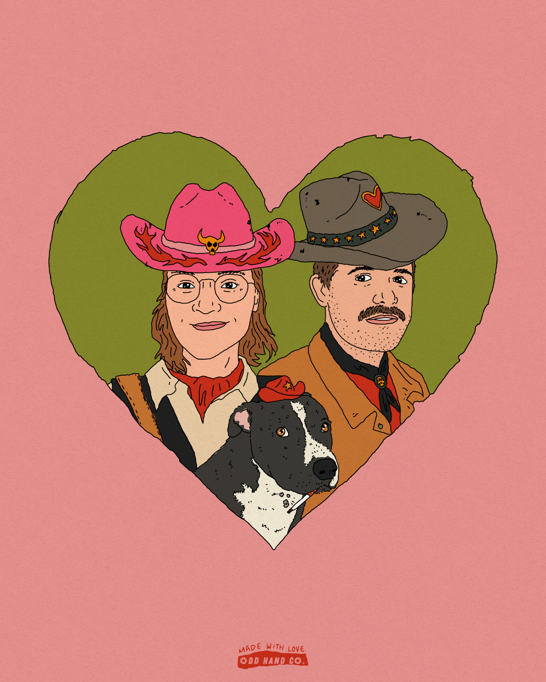 Cowboys-in-a-Heart Portrait