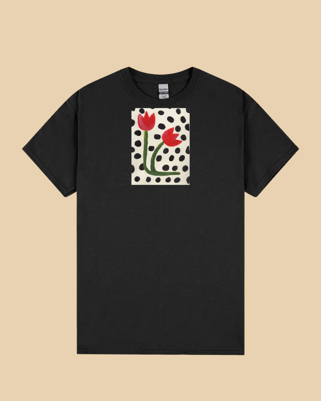 Two Tulips T-Shirt (By Rat Baby)