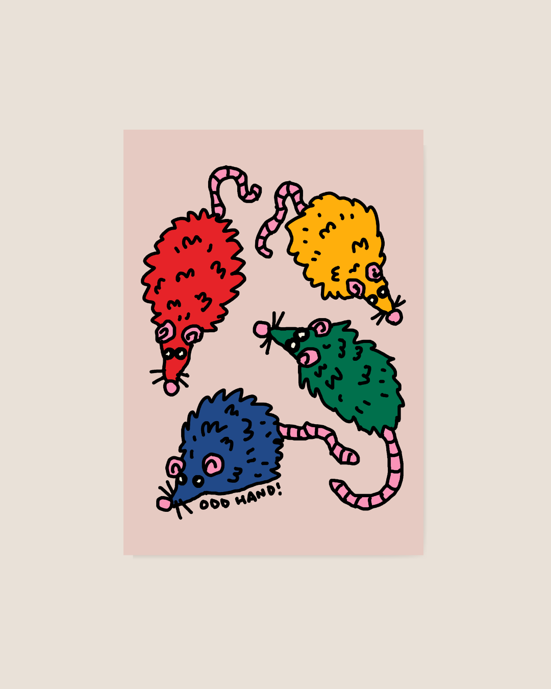Ratties Postcard