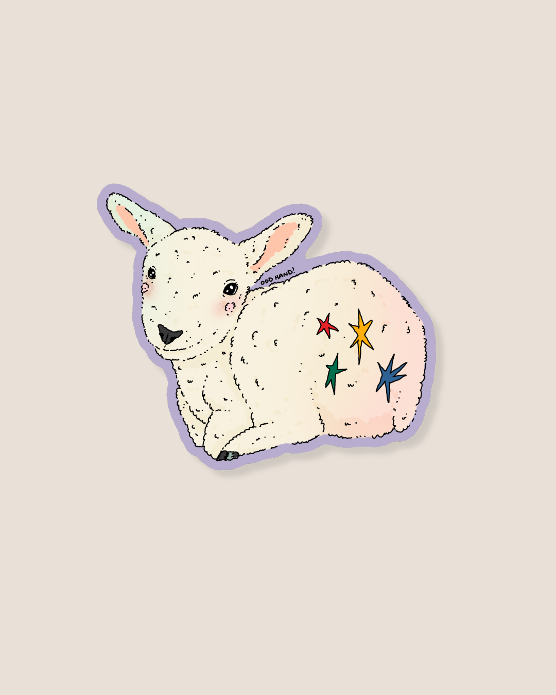 Baby Lamb Sticker