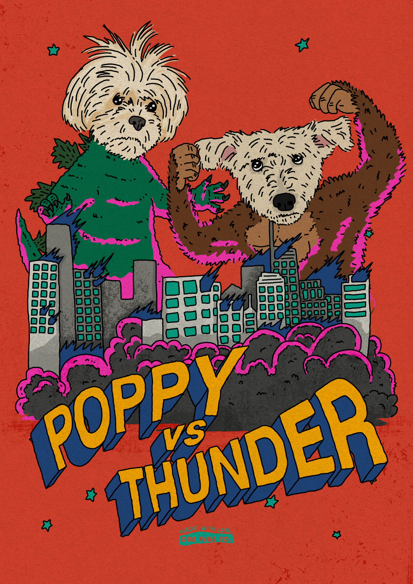 Pet Monster Custom Portrait