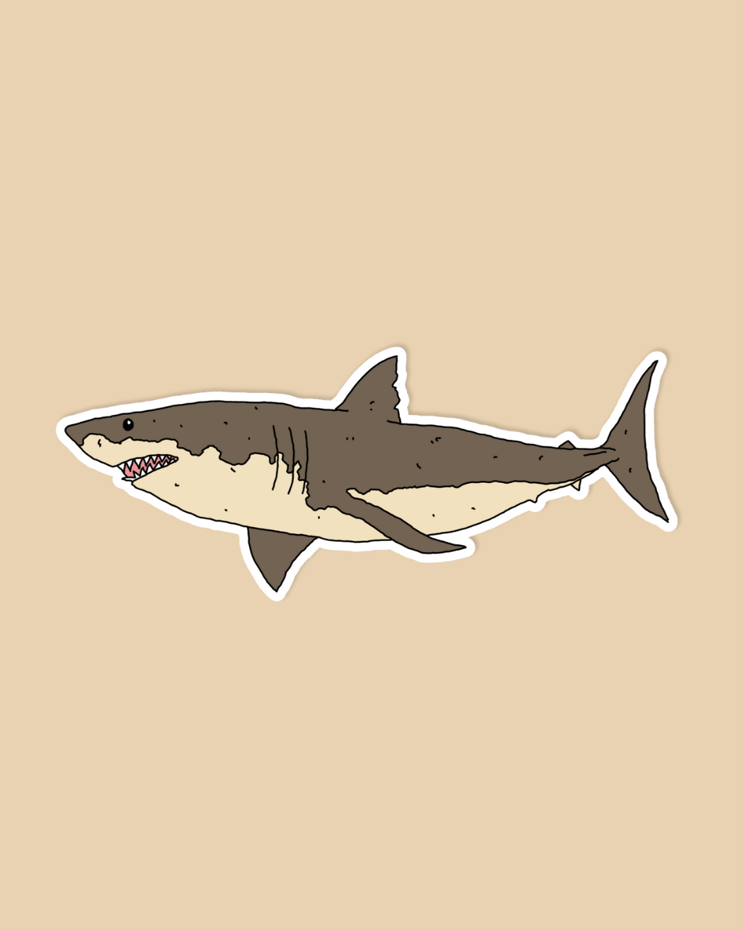Great White Shark Sticker
