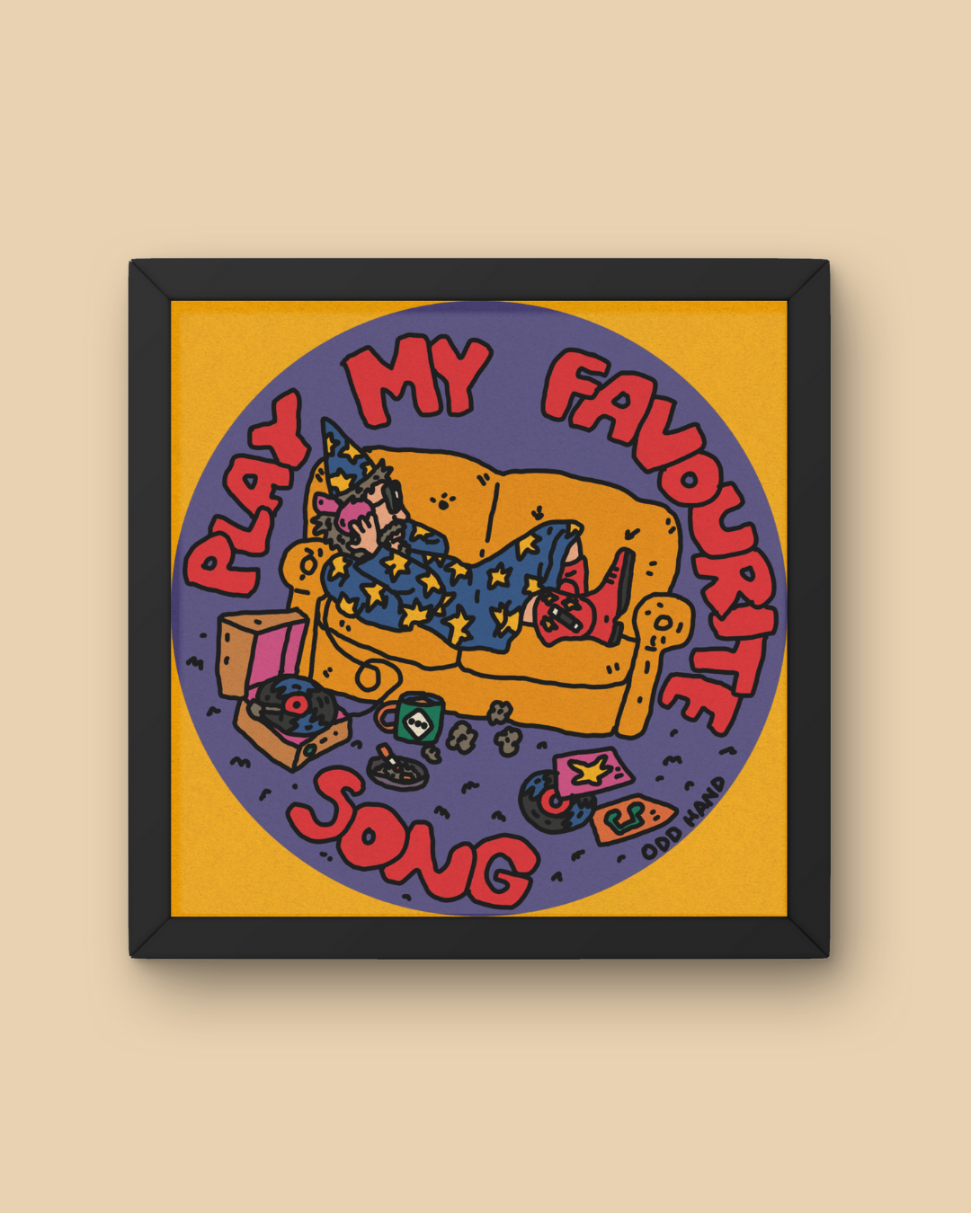 Play My Favourite Song Print