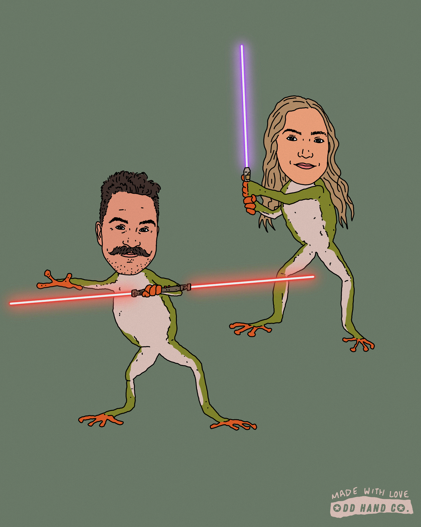 Custom Frog Portrait