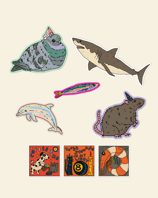 Animal Bundle (8 Stickers)