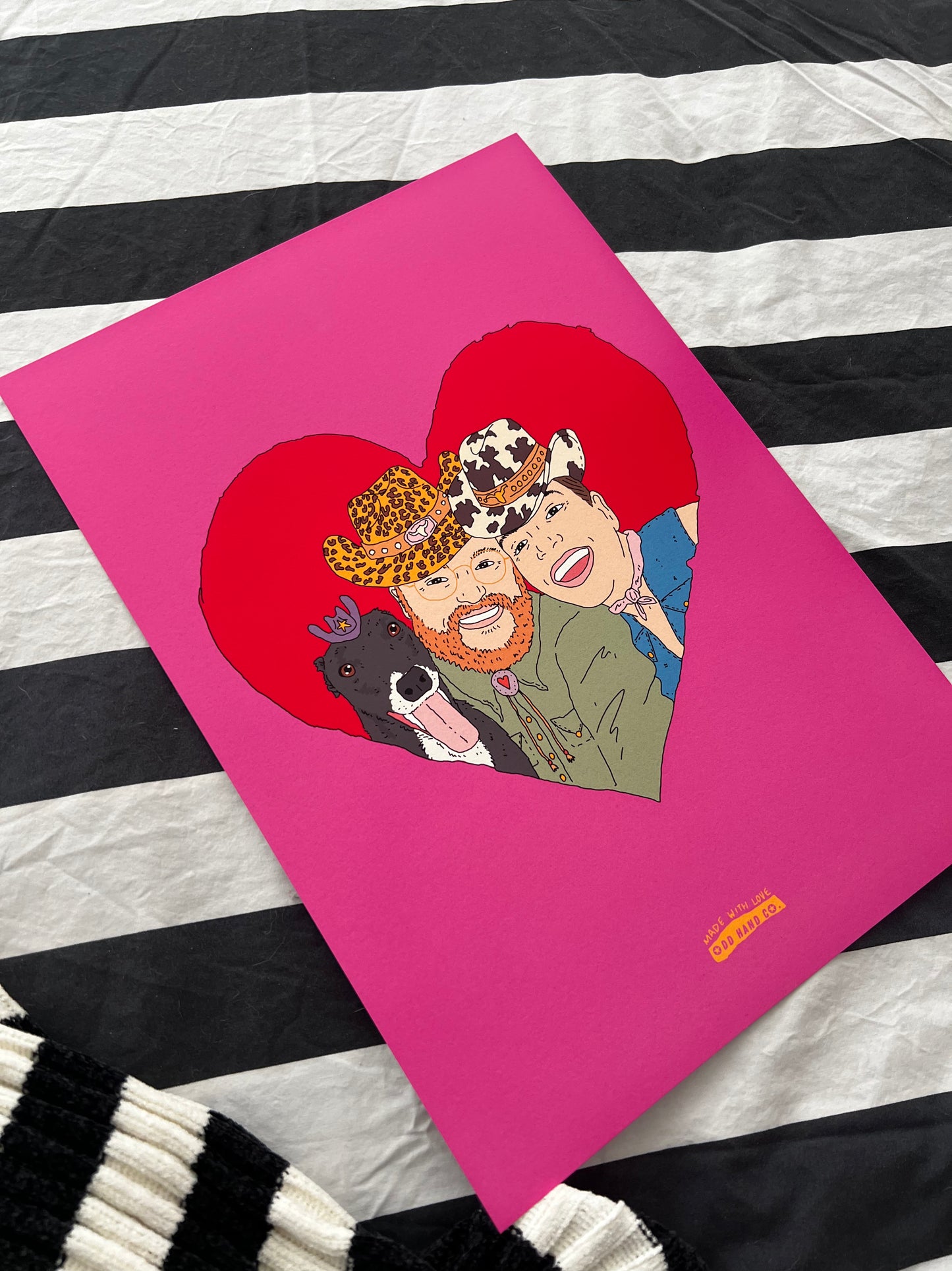 Add on: Printed Version of Your Custom Portrait