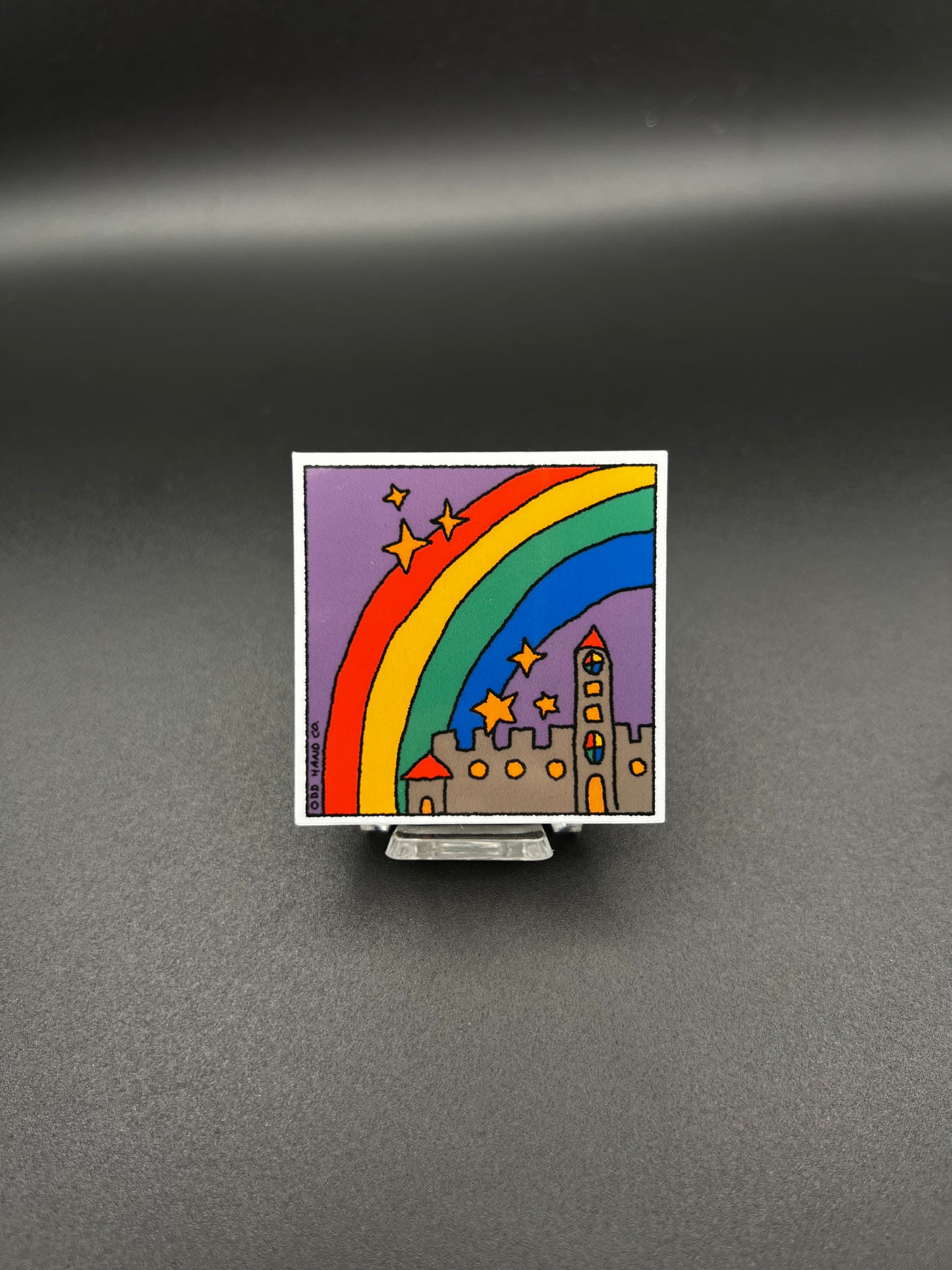 Rainbow Castle Sticker