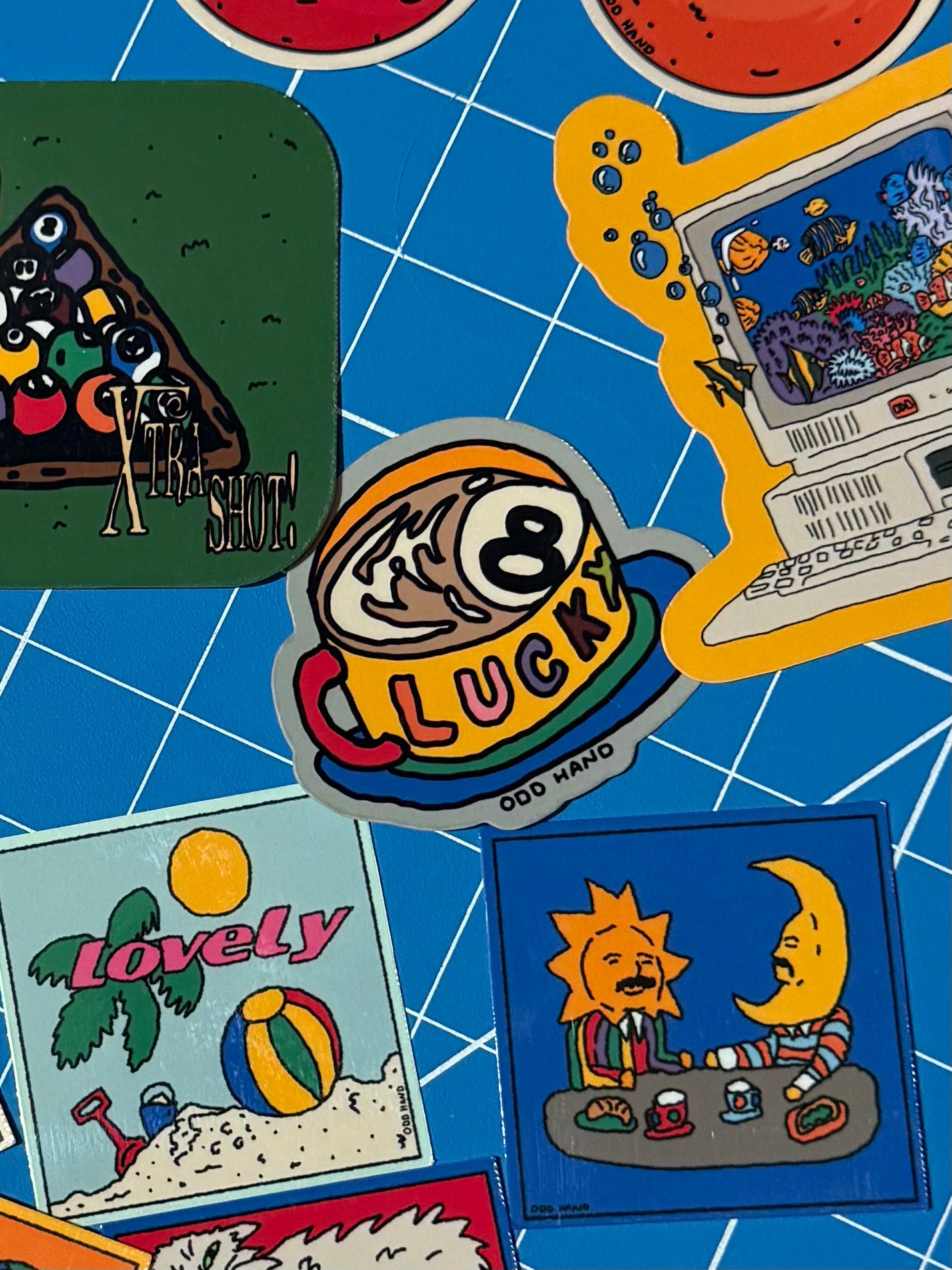 8-Ball Coffee Sticker