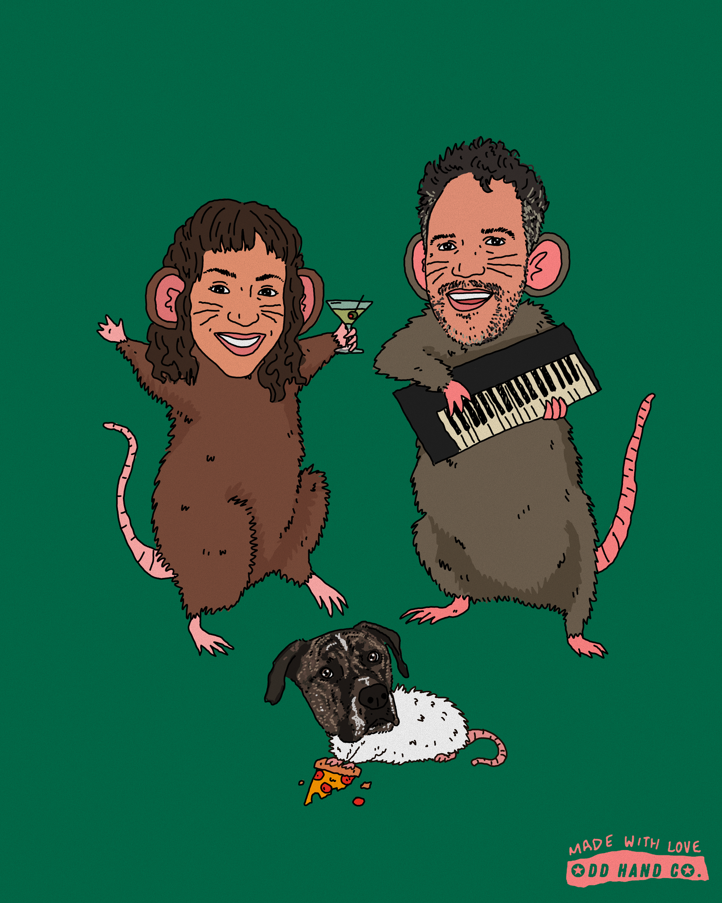 Custom Rat Portrait