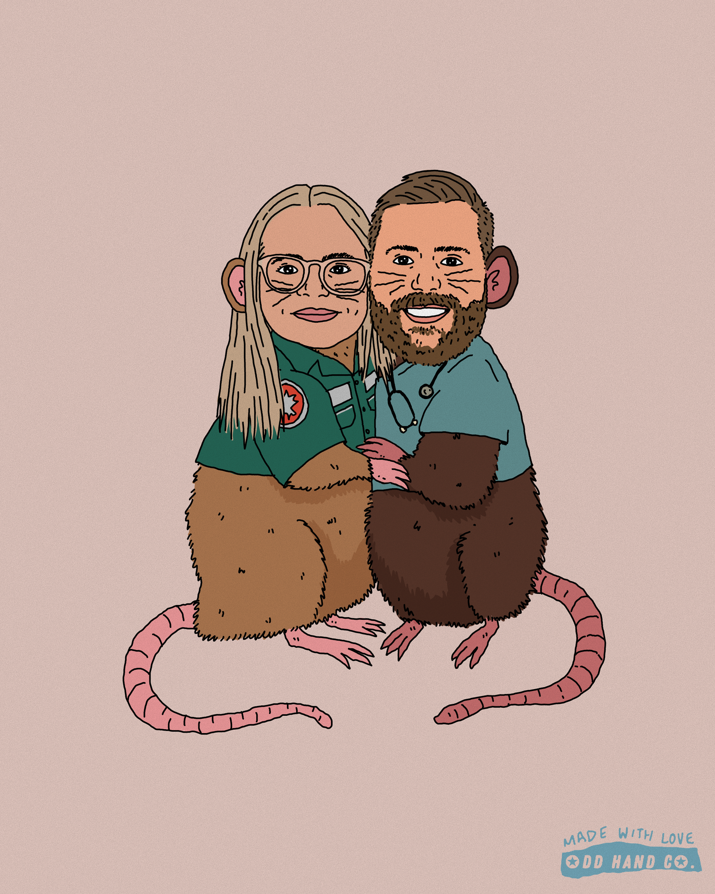 Custom Rat Portrait