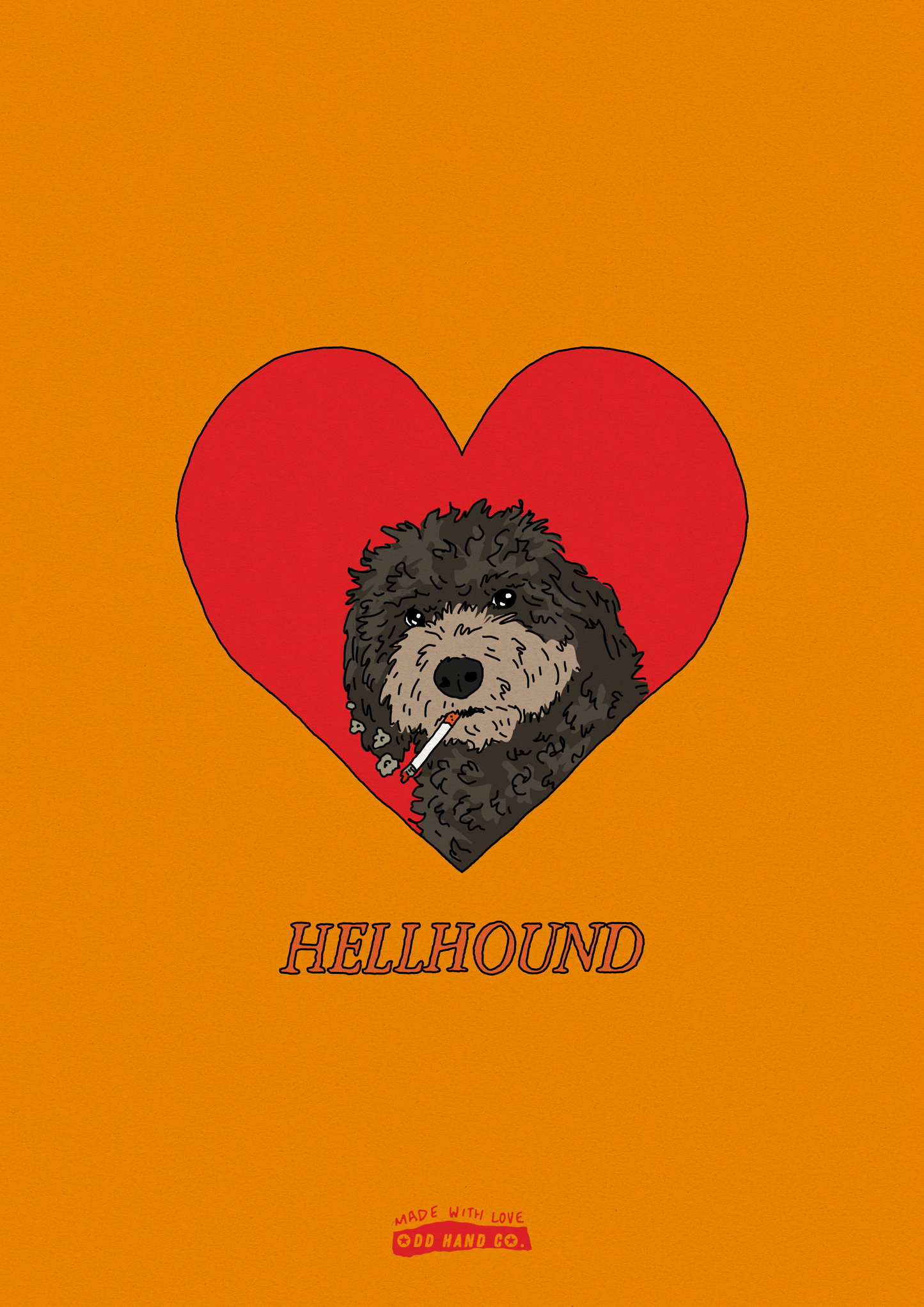 Custom Pet-In-A-Heart Portrait