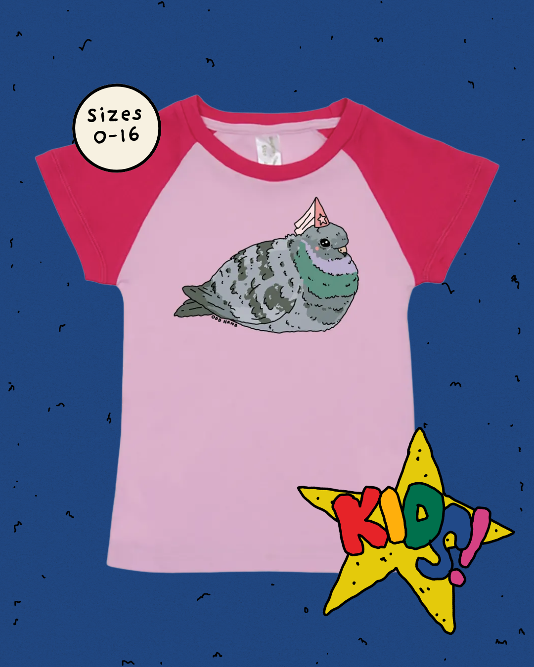 Pigeon Princess Kids T-Shirt