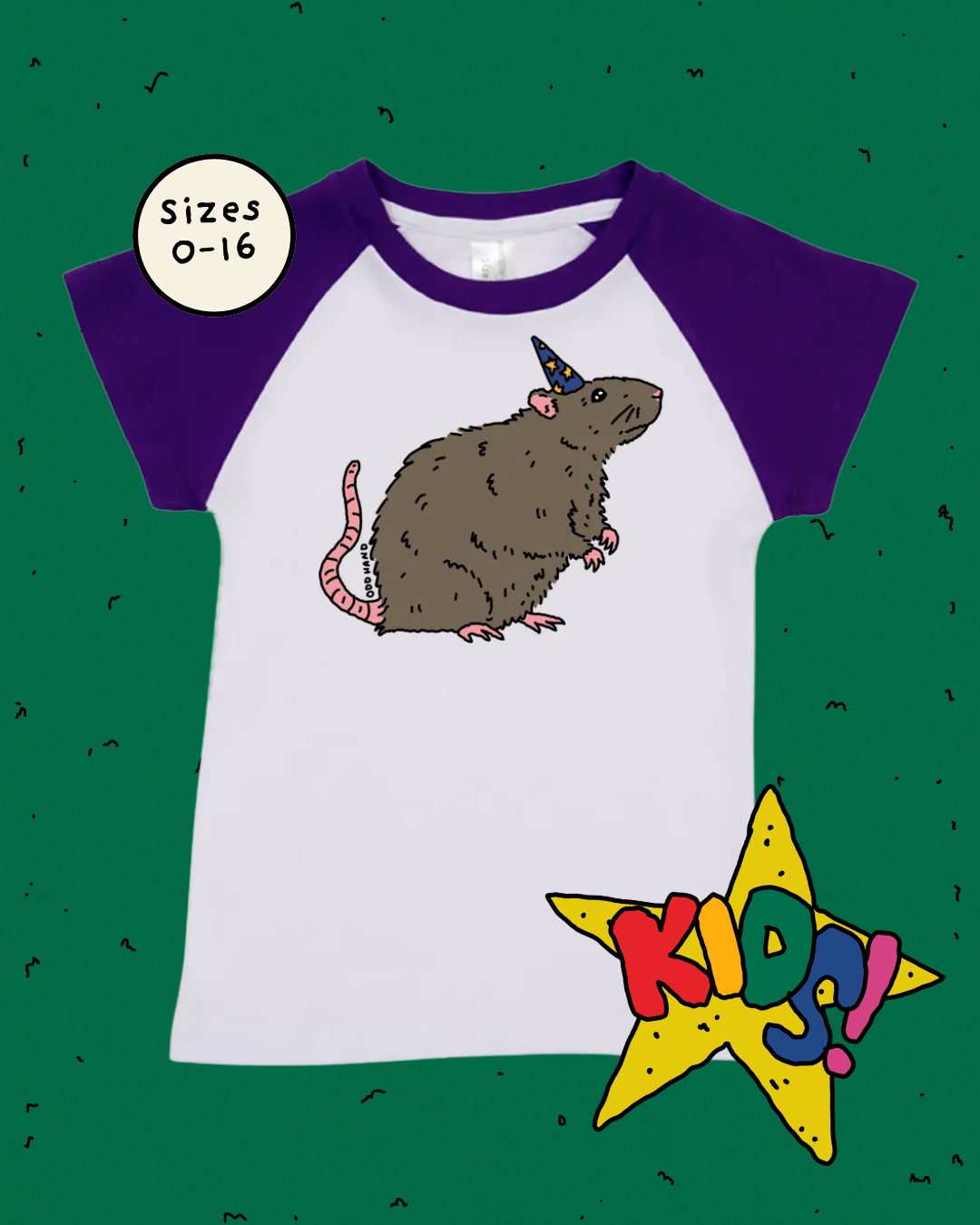 Rat Wizard Kids T-Shirt