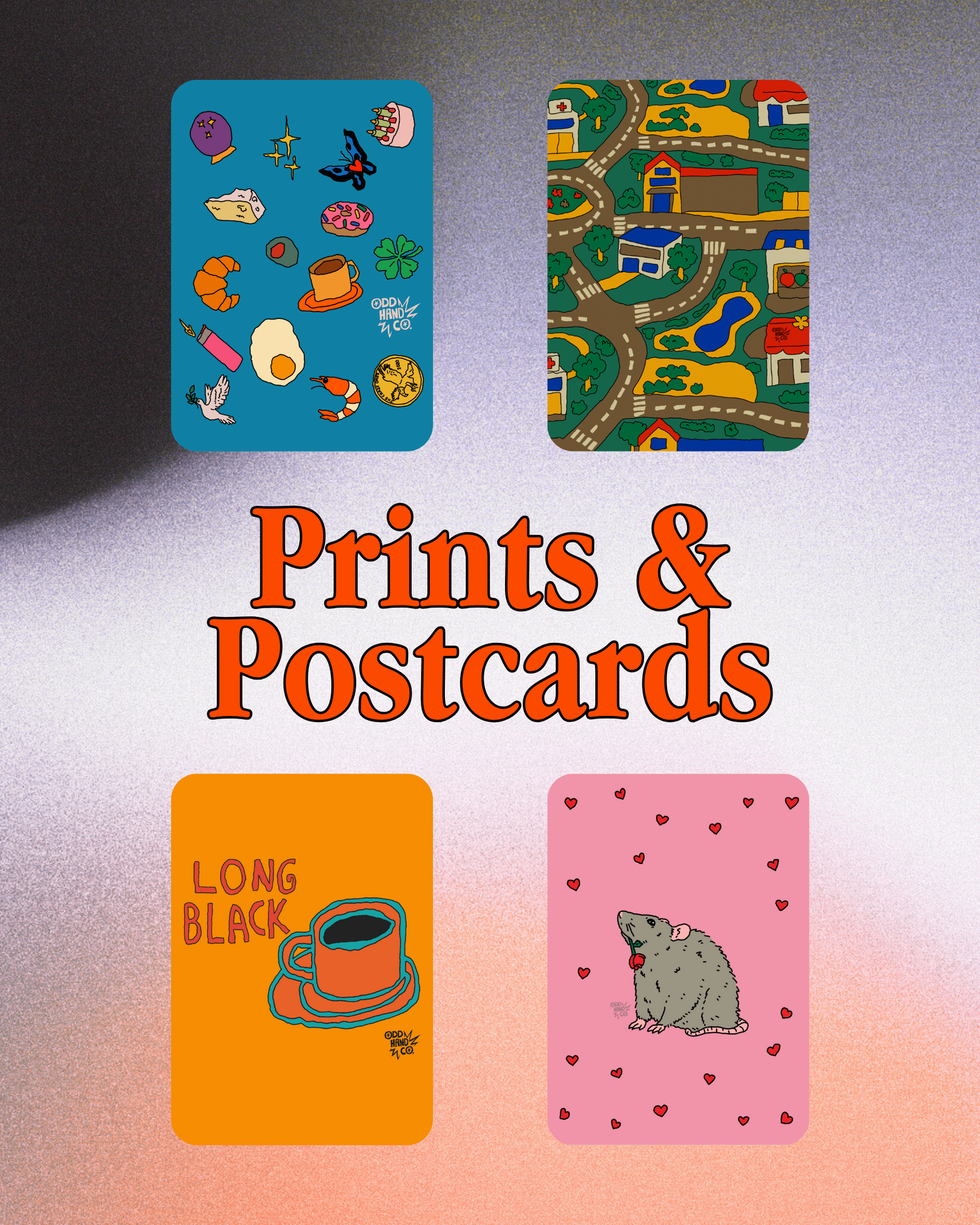 PRINTS + POSTCARDS