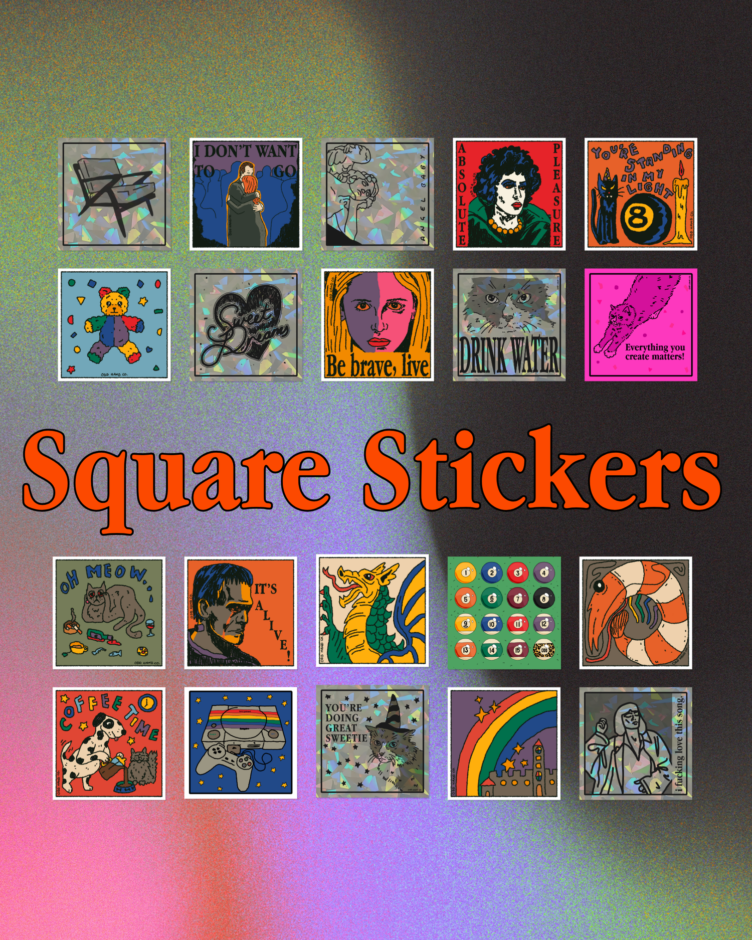 SQUARE STICKERS