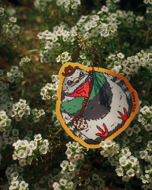 Cowboy Pigeon Sticker