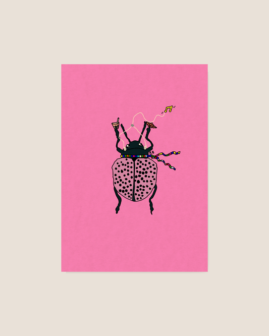 Diva On A Mission Postcard (By Rat Baby)