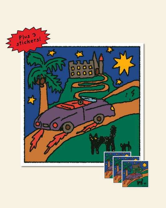 Ghost Car Print
