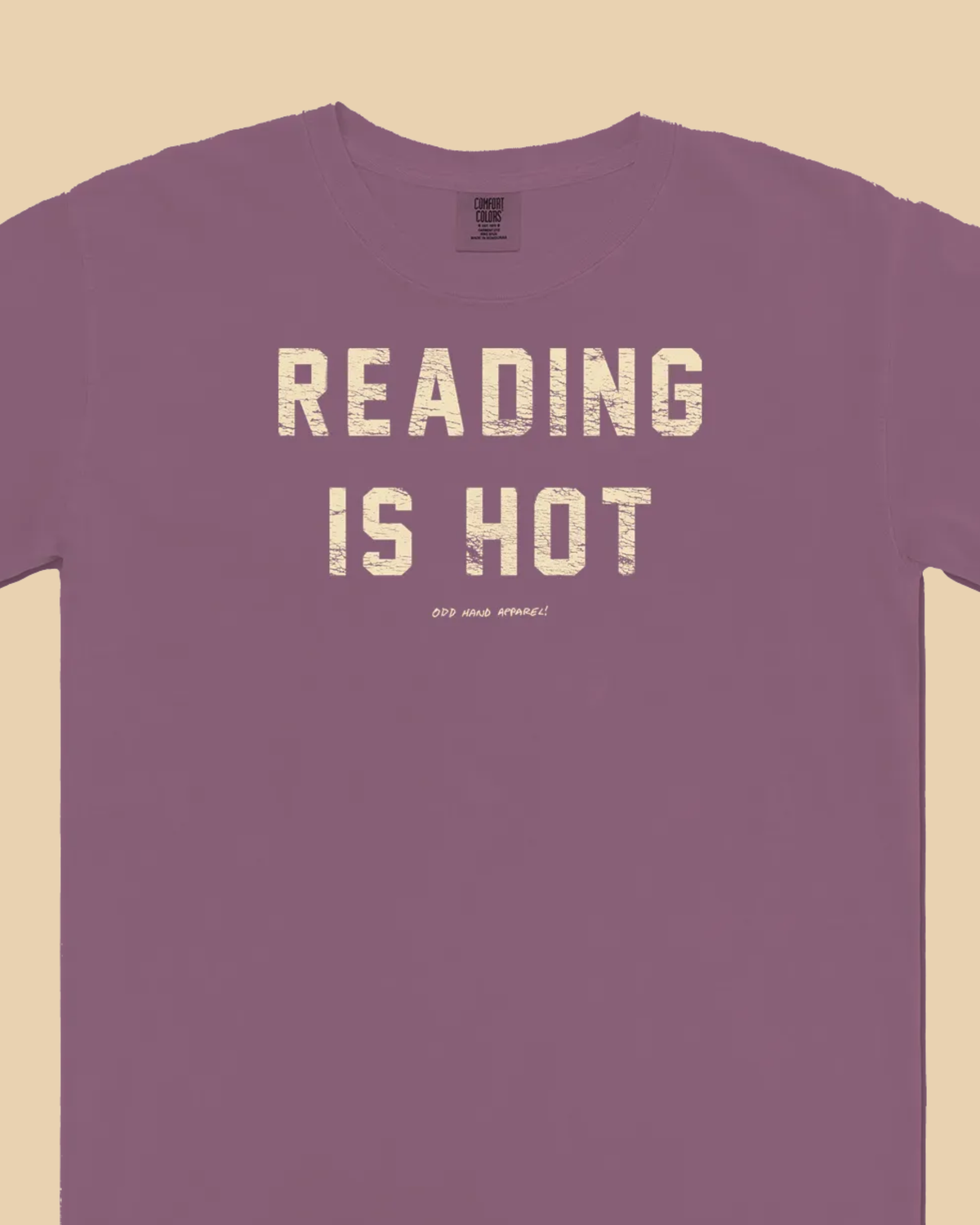 Reading Is Hot Vintage Heavyweight T-Shirt