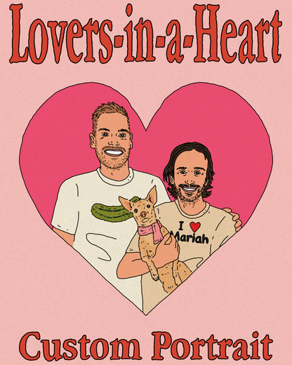Lovers-in-a-Heart Portrait
