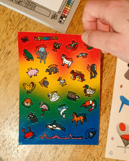 Silly Creatures Gloss Sticker Sheet