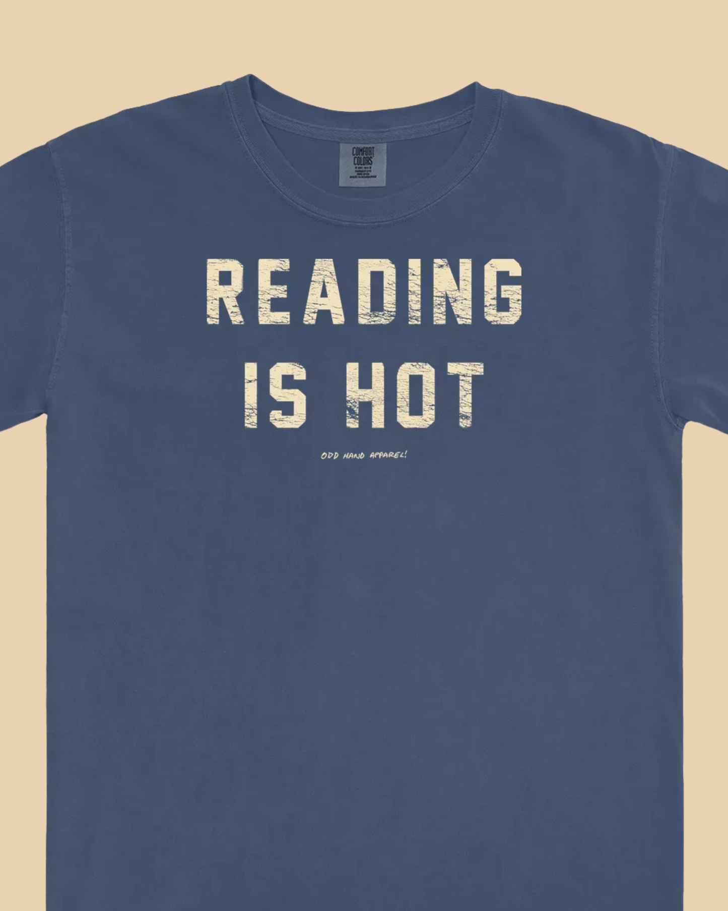 Reading Is Hot Vintage Heavyweight T-Shirt
