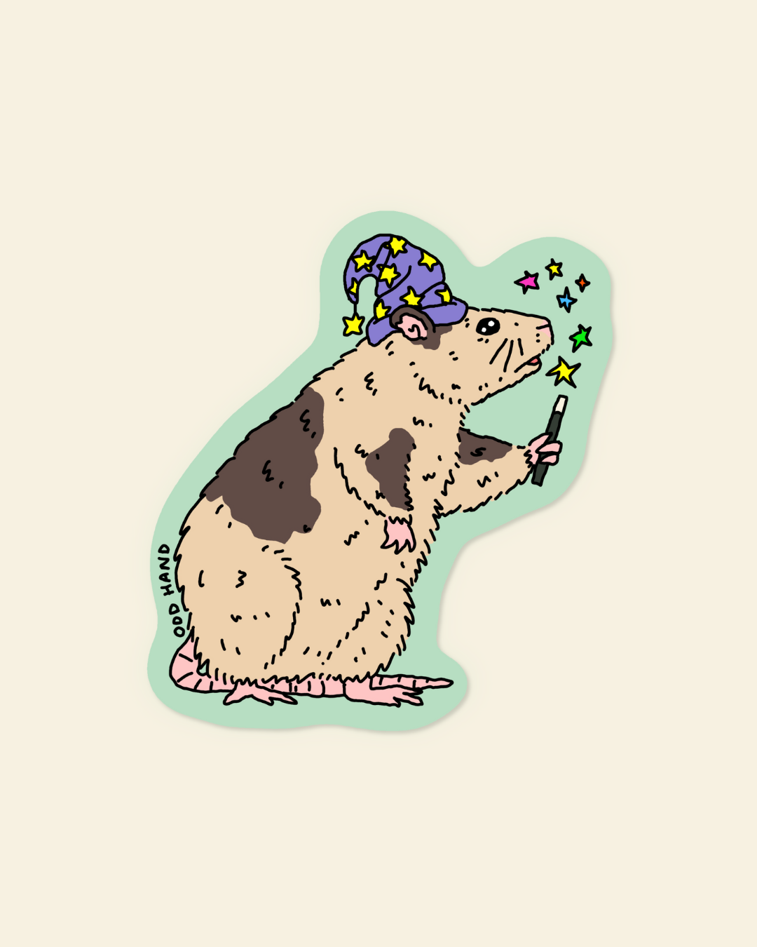 Rat Magic Sticker