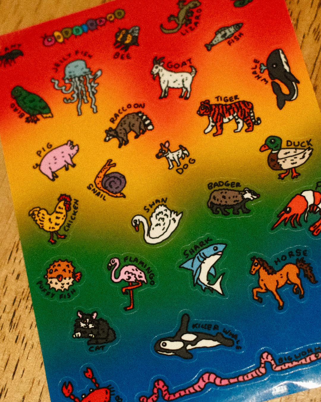Silly Creatures Gloss Sticker Sheet