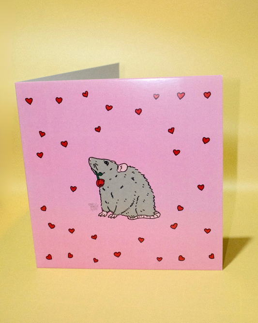 Rat Love Card