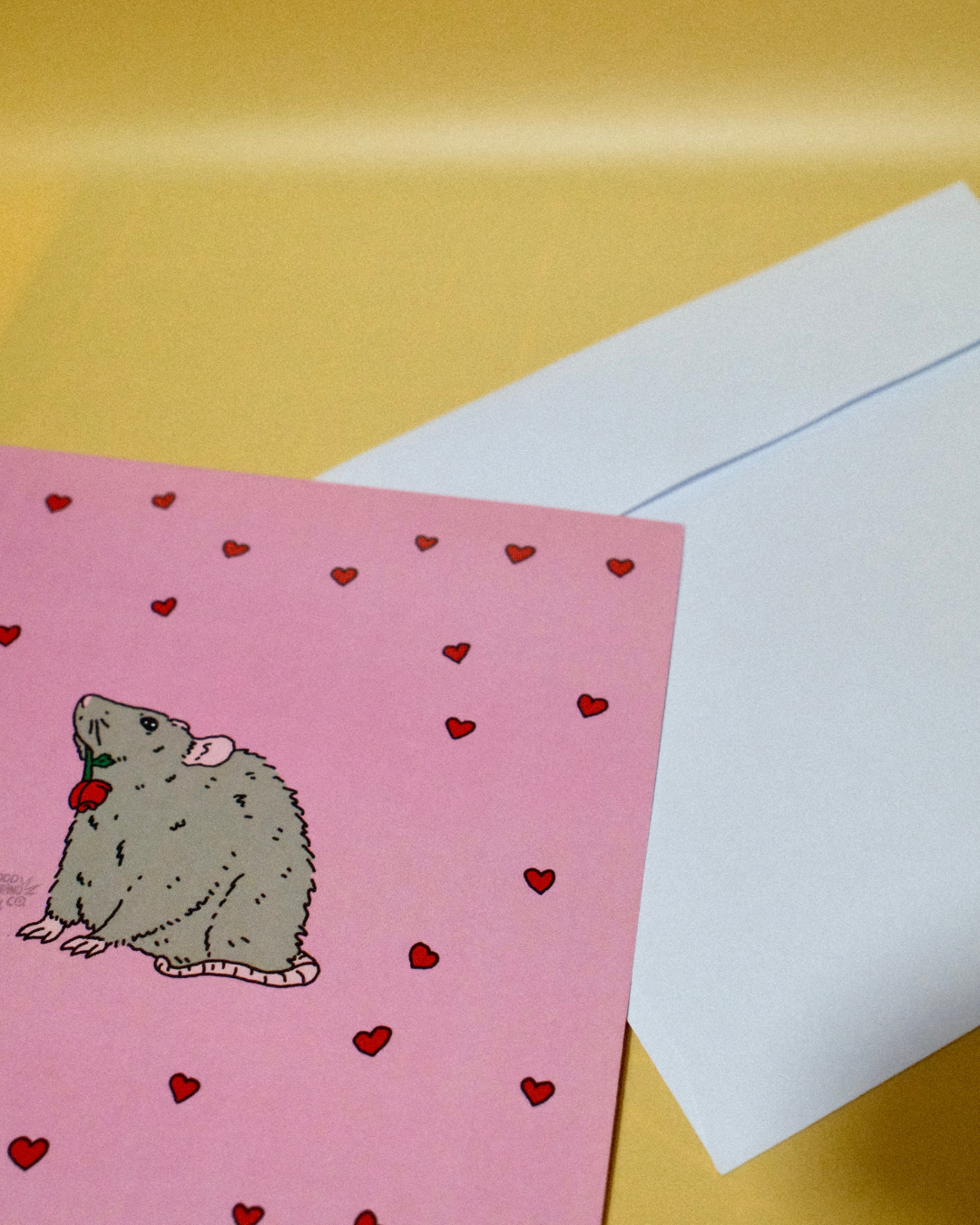 Rat Love Card