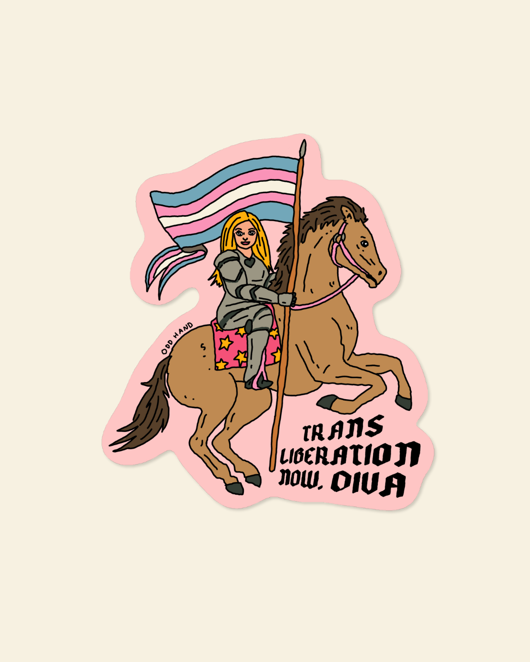 Trans Liberation Diva Sticker