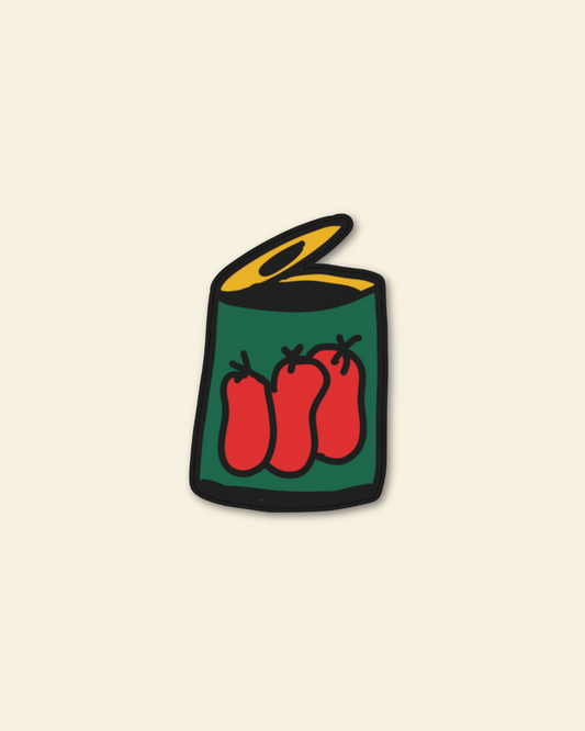 Tomato Can Sticker