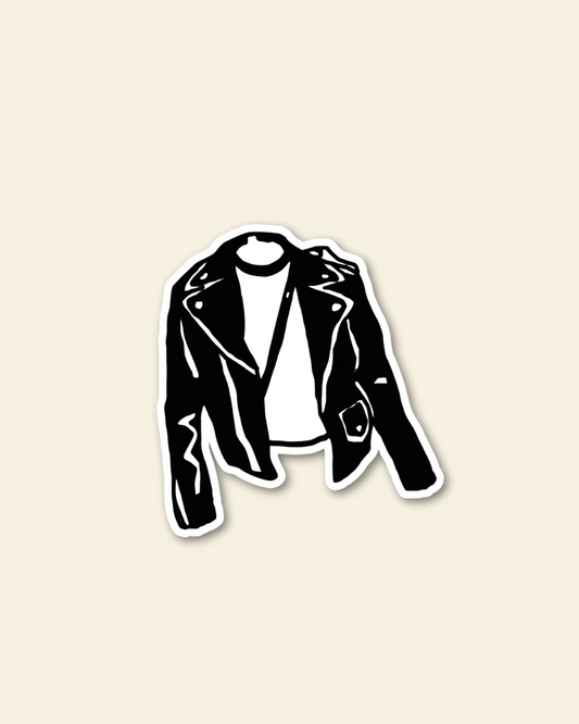 Leather Jacket Sticker