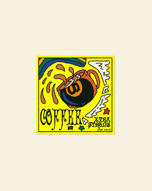Coffee Splash Sticker
