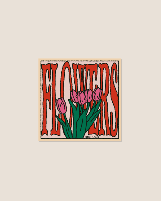 Flowers Square Sticker