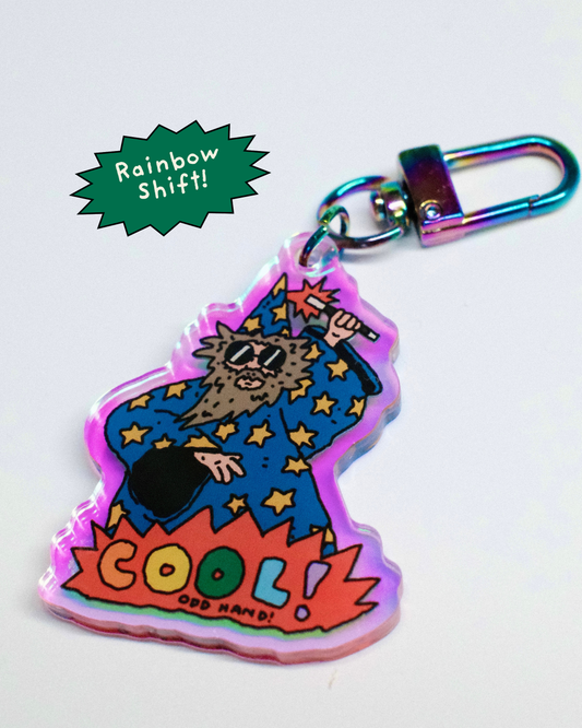 Cool Wizard Rainbow Shift Keychain