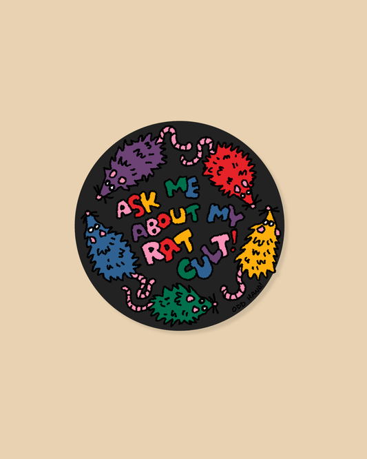 Rat Cult Sticker
