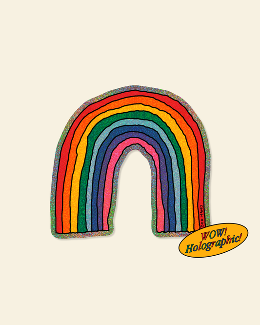 Rainbow Holographic Sticker