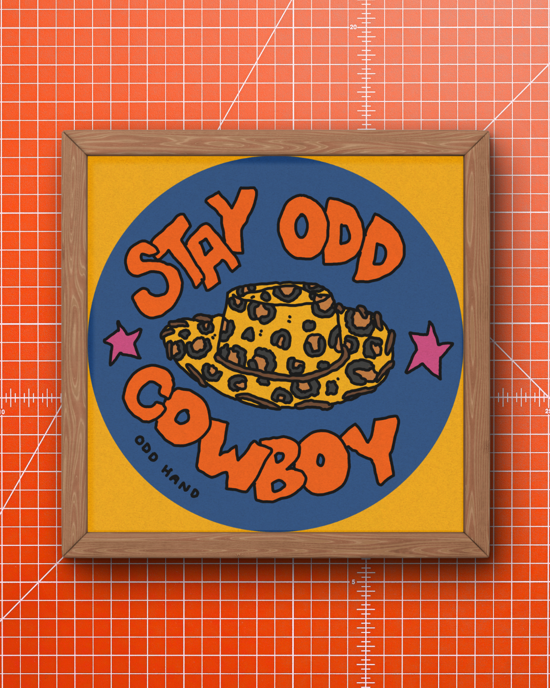 Stay Odd Cowboy Print